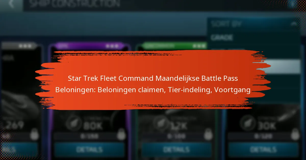Star Trek Fleet Command Maandelijkse Battle Pass Beloningen: Beloningen claimen, Tier-indeling, Voortgang
