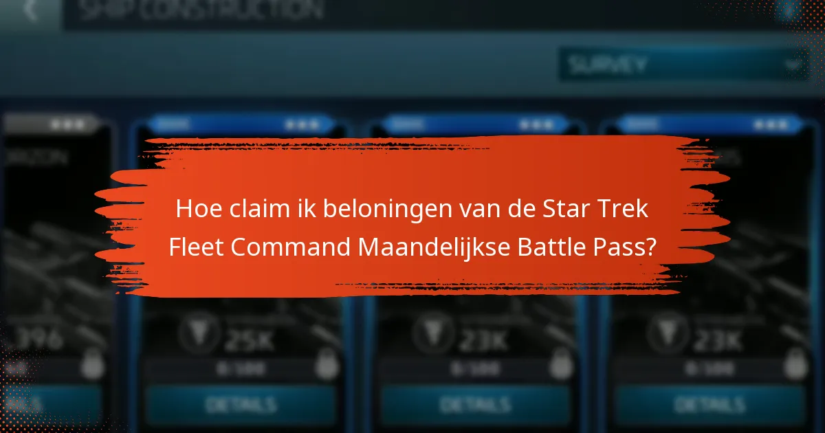 Welke unieke functies komen met de Star Trek Fleet Command Maandelijkse Battle Pass?