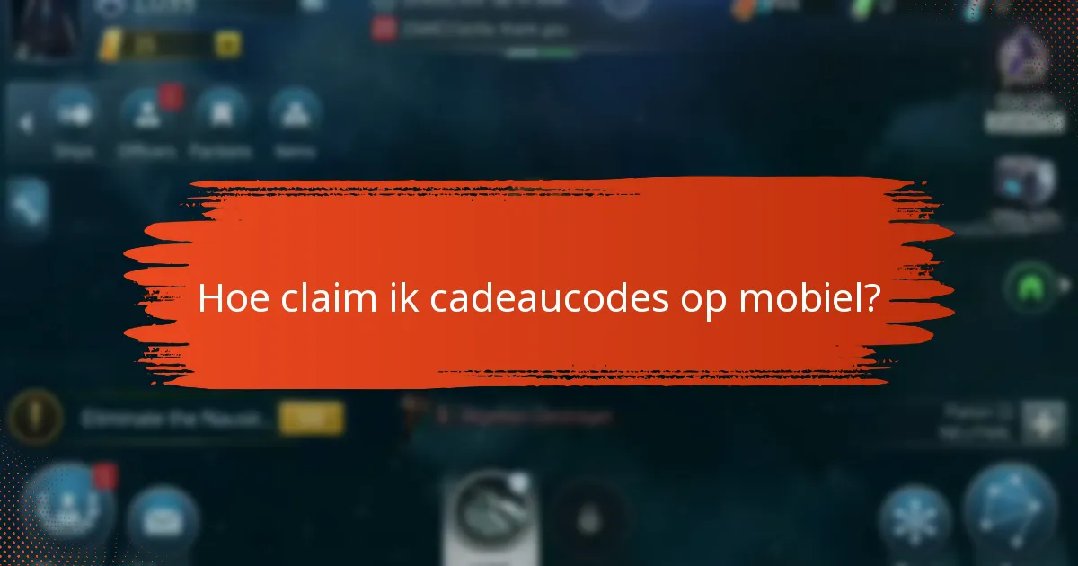 Hoe claim ik cadeaucodes op het web?