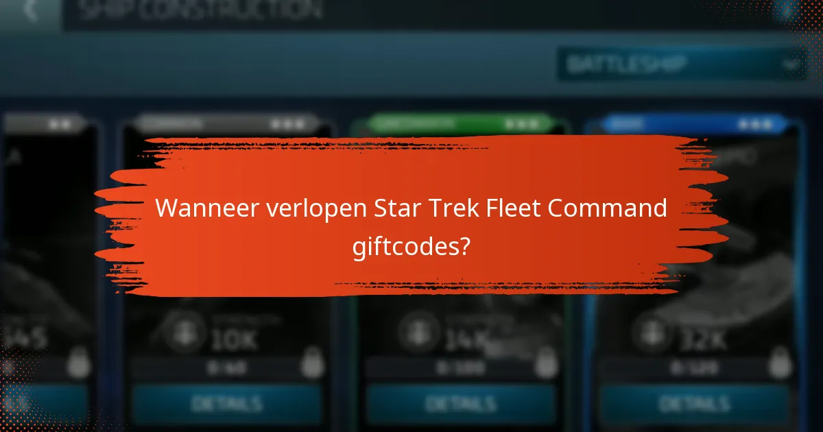 Hoe kan ik op de hoogte blijven van Star Trek Fleet Command giftcodes?